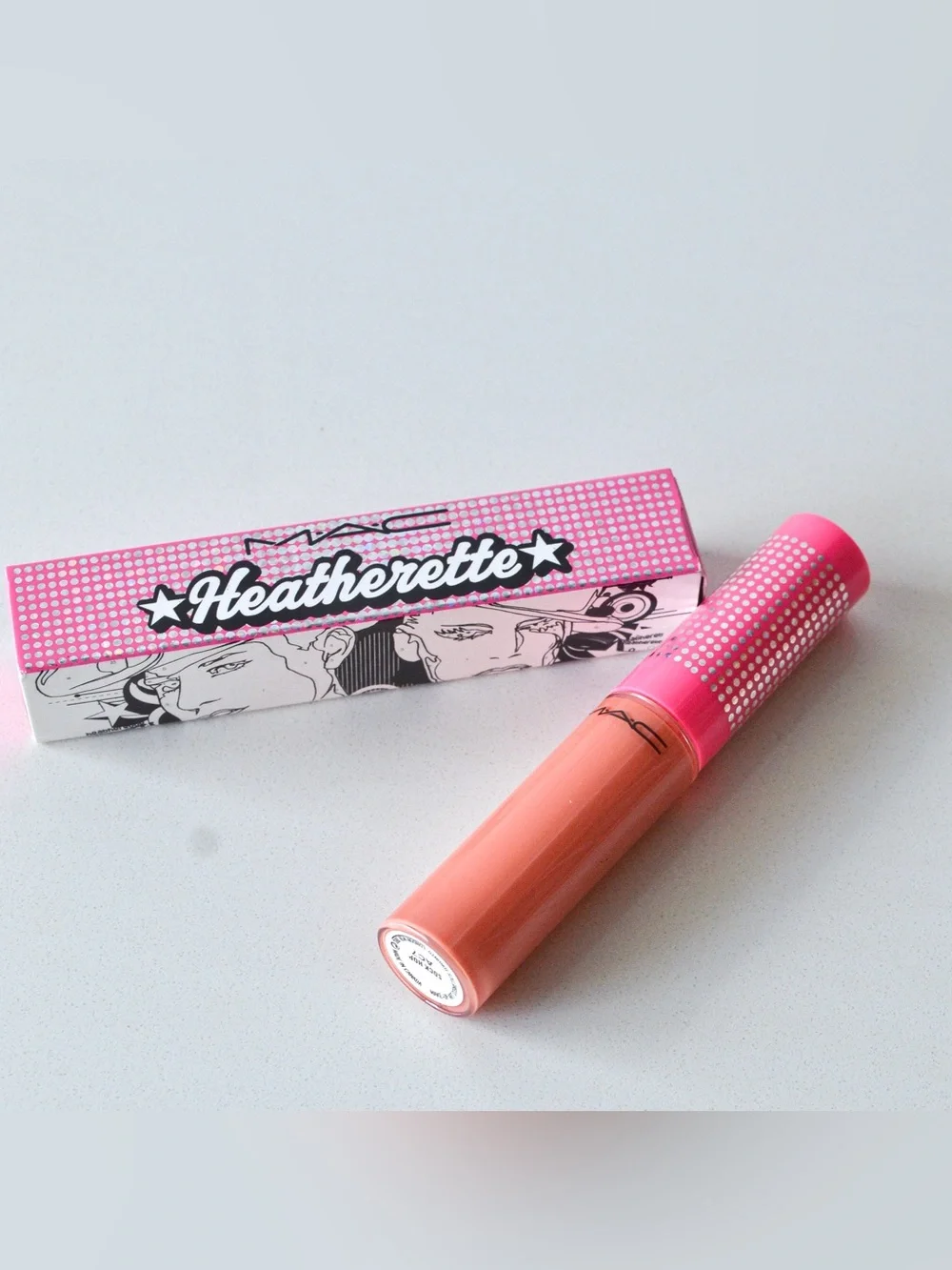 MAC Cosmetics Lipglass Heatherette Collection *SOCK HOP* Coral Peach BNIB